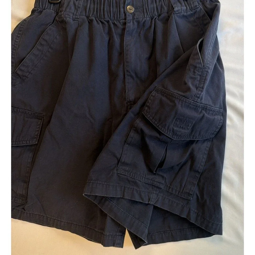 Big Dogs Navy Ripstop Cargo Shorts Baggy Skater Y2K Utility Gorp L